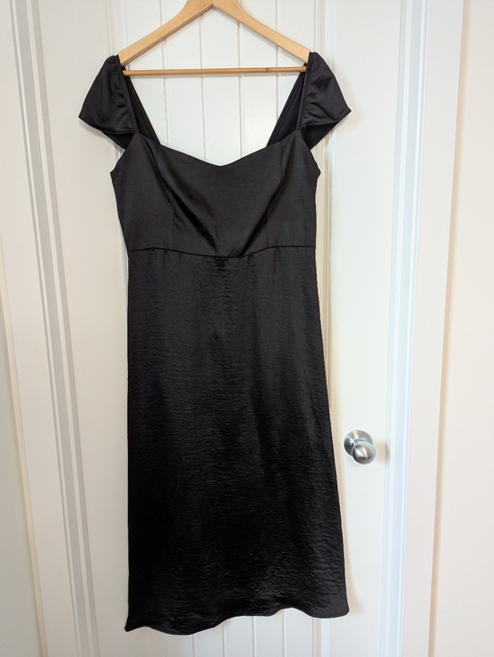 Park & Fifth Dresses & Skirts - Park & Fifth Black Satin Long Evening Dress Size XL